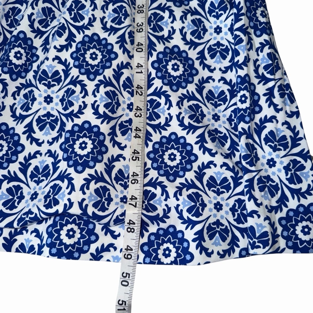 NWT Boden Bridget Dress Blue Fit Flare Jersey Ponte Midi Pockets Size 14 R New - Picture 10 of 10